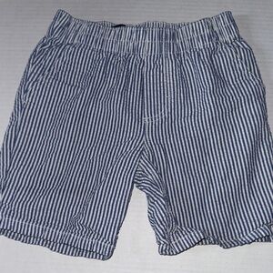 Nautica Navy and White Striped Shorts